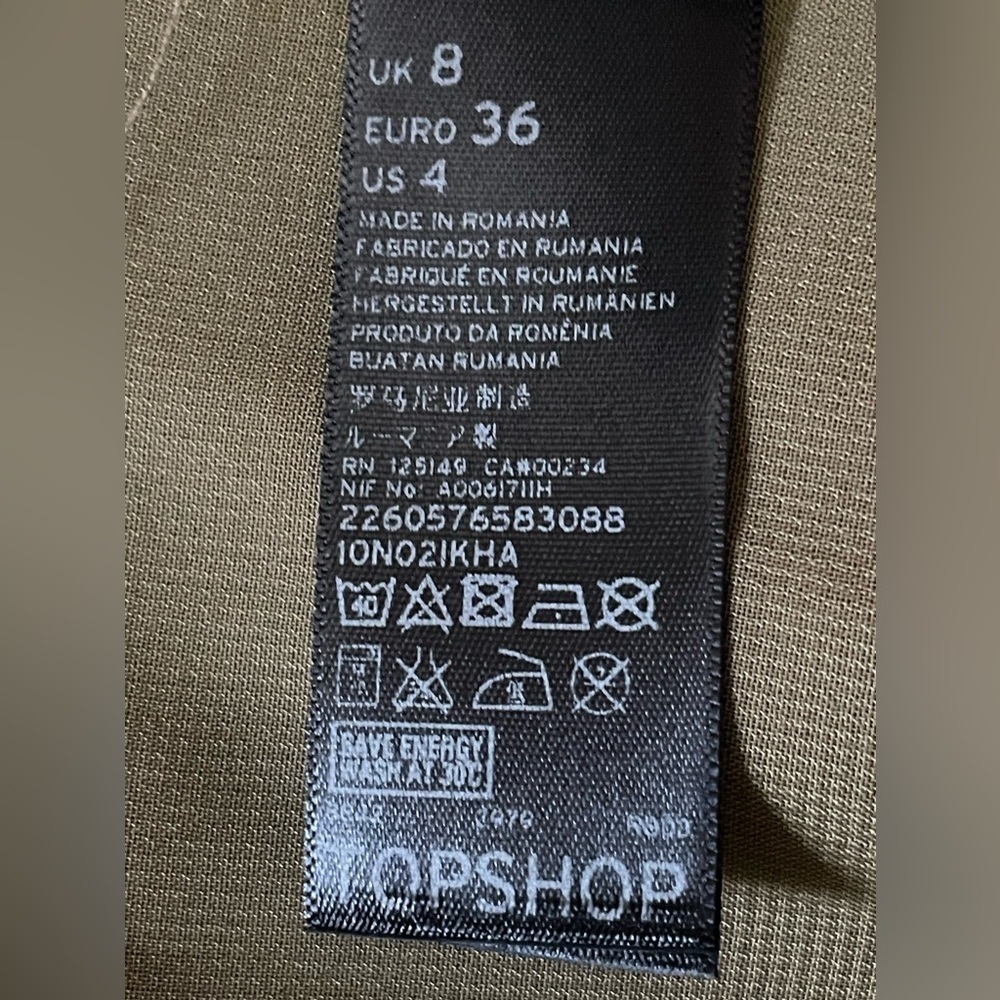 Topshop draped dress - Picture 6 of 6